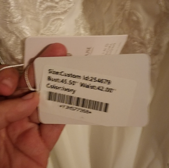 Jjs House Bridesmaid Gown Ivory Size 16W - Picture 5 of 6